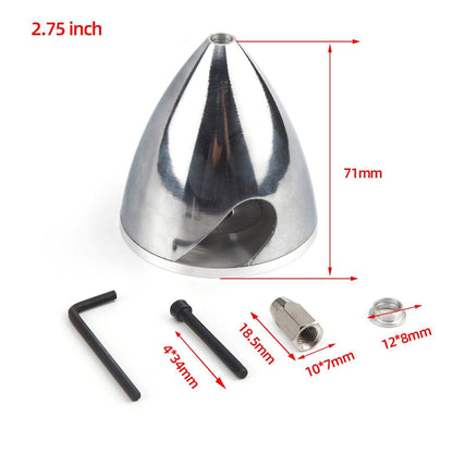 2 Blades Aluminum Alloy Spinner Multi-size for choose 1.5”-4‘’