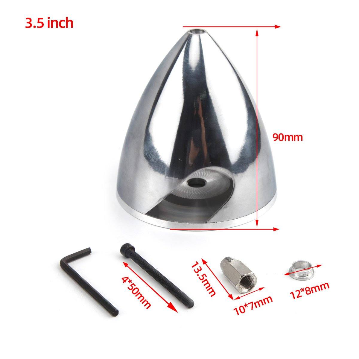 2 Blades Aluminum Alloy Spinner Multi-size for choose 1.5”-4‘’