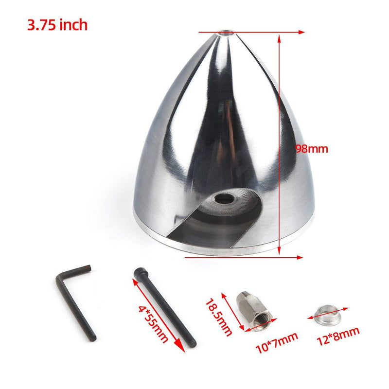 2 Blades Aluminum Alloy Spinner Multi-size for choose 1.5”-4‘’