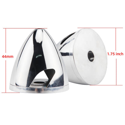 1.5/1.75/2/2.25/2.5/2.75/3/3.25/3.5/3.75/4/4.5/5 inch Miracle Standard 2 Blade Aluminium Propeller Spinner for RC Gas Aircraft Plane