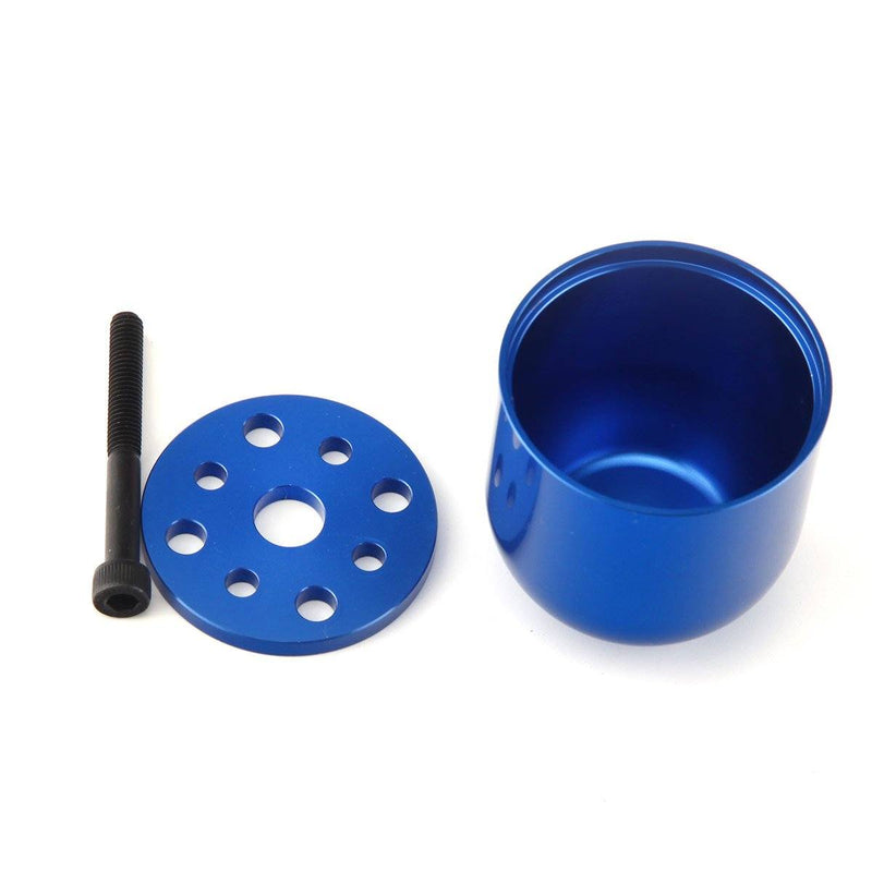 Red/Blue 1.75inch 44.5mm Two Blades Scale Drilled Aluminum Spinner For DLE30/55 EME55 MLD35