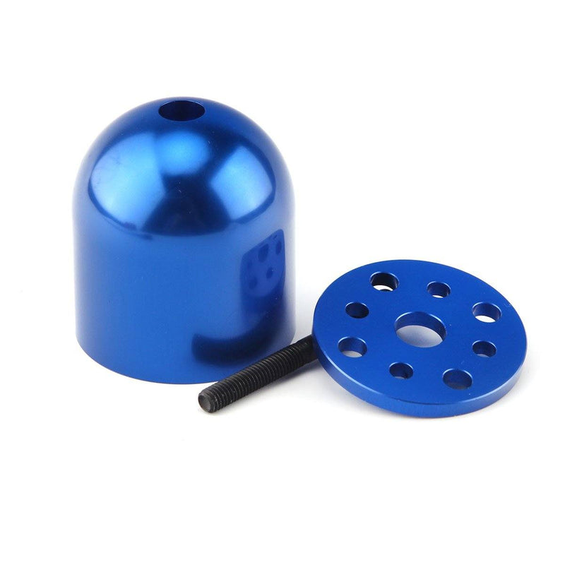 Red/Blue 1.75inch 44.5mm Two Blades Scale Drilled Aluminum Spinner For DLE30/55 EME55 MLD35