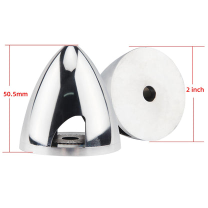 1.5/1.75/2/2.25/2.5/2.75/3/3.25/3.5/3.75/4/4.5/5 inch Miracle Standard 2 Blade Aluminium Propeller Spinner for RC Gas Aircraft Plane