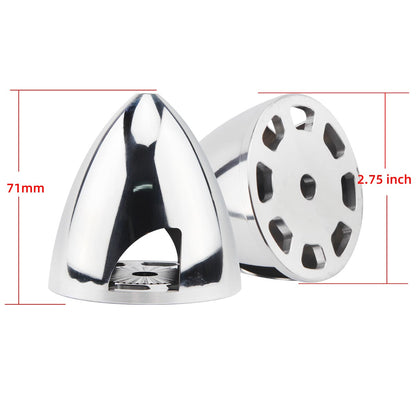 1.5/1.75/2/2.25/2.5/2.75/3/3.25/3.5/3.75/4/4.5/5 inch Miracle Standard 2 Blade Aluminium Propeller Spinner for RC Gas Aircraft Plane