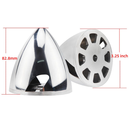1.5/1.75/2/2.25/2.5/2.75/3/3.25/3.5/3.75/4/4.5/5 inch Miracle Standard 2 Blade Aluminium Propeller Spinner for RC Gas Aircraft Plane