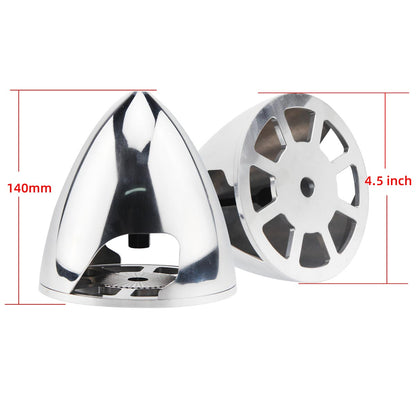 1.5/1.75/2/2.25/2.5/2.75/3/3.25/3.5/3.75/4/4.5/5 inch Miracle Standard 2 Blade Aluminium Propeller Spinner for RC Gas Aircraft Plane