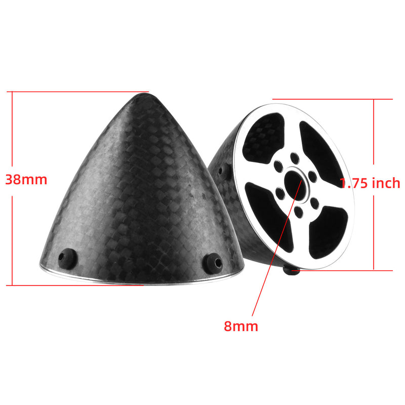 Uncut Carbon Fiber Spinner for F3A 1.75/2/2.25/2.5/3inch