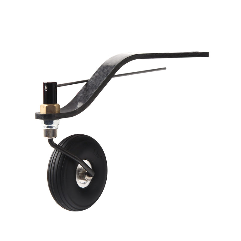 Carbon Fiber Tail Wheel kit A1 w/ 1.75inch PU Wheel for 100cc Plane