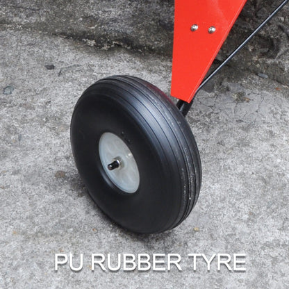 1 Pair PU Wheels Tires with Plastic Hub 1 inch to 7 inch  for RC Airplane Model