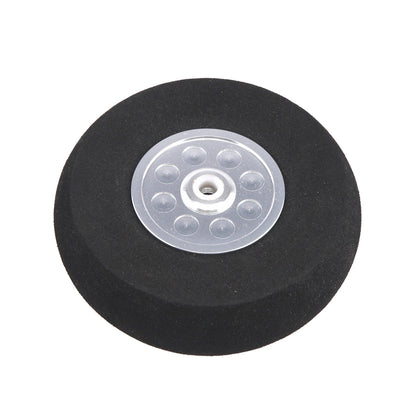 1Pair 3~5inch Hard Sponge Wheel with Alunium Hub