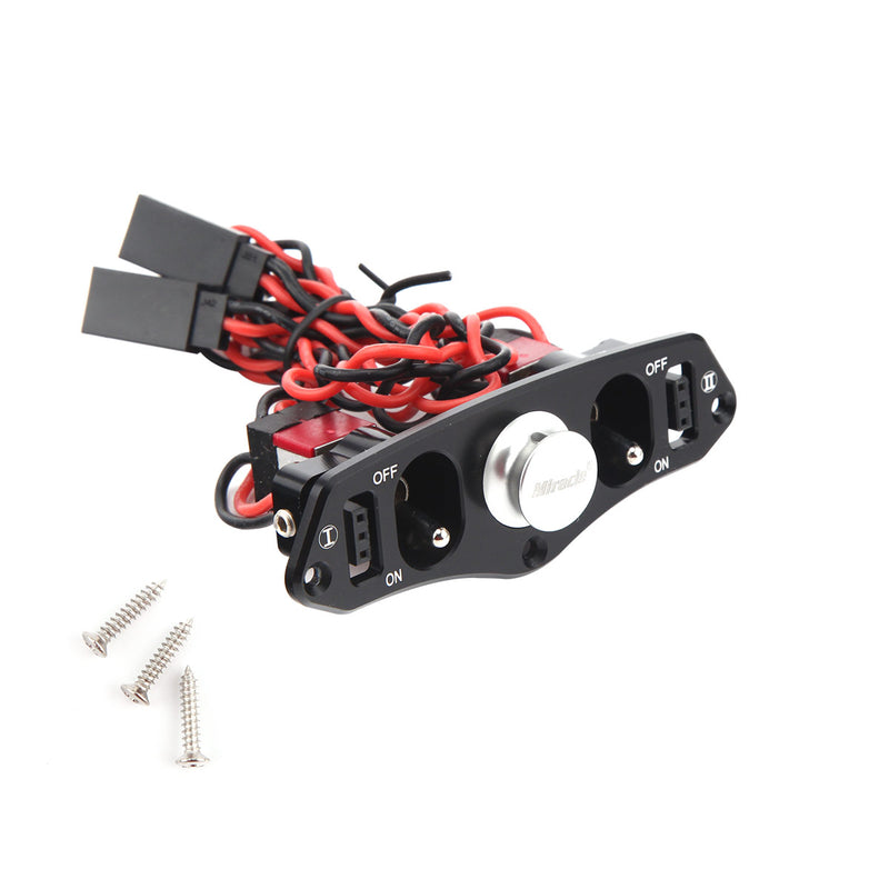Heavy Duty Metal CNC Alloy Dual Power Switch with Fuel Dot