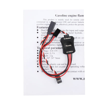 Gasoline Engine Flameout Remote Swtich For RC Aircraft