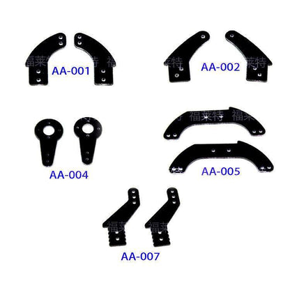 1Pair Carbon Fiber Rudder Angle Piece Servo Arm Horns Push Rod Joint