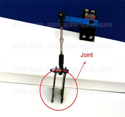 1Pair Carbon Fiber Rudder Angle Piece Servo Arm Horns Push Rod Joint