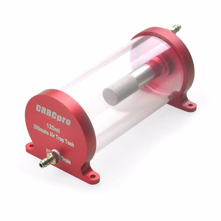125/250ML CNC Bright Bubbleproof Air Trap Tank for Gasoline Engine Turbojets