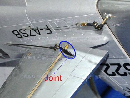 1Pair Carbon Fiber Rudder Angle Piece Servo Arm Horns Push Rod Joint