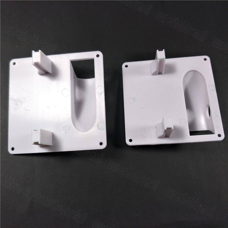 1Pair Plastic White RC Servo Covering Plate Cover Board