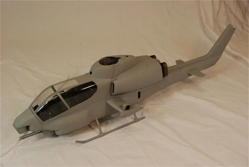 500 AH-1S Cobra Gray RC Helicopter Fuselage 500 Size with Weapons Package RC Model