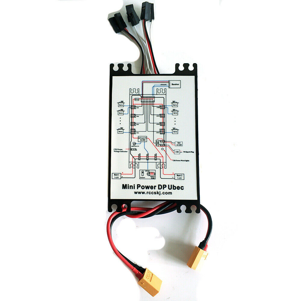 Mini Power DP Ubec 20A Servo Distribution Section Board 7-13V E2103