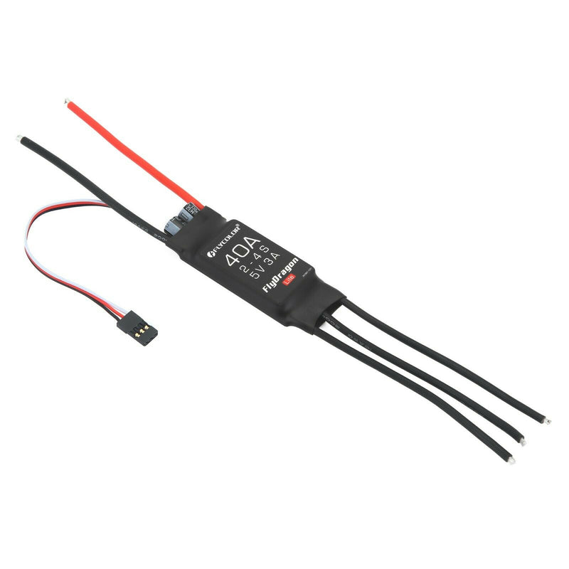 FlyDragon Brushless Speed Controllers ESC 20A 30A 40A 50A for fixed wing RC model