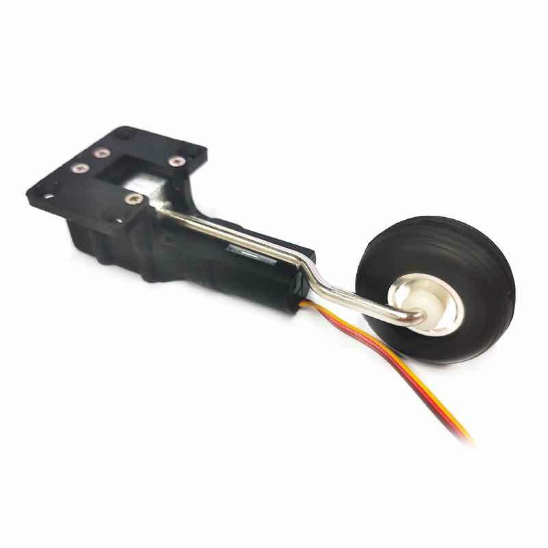 1pc Rear Electric Servoless Retracts Landing Gear w/ Wheel for 1.0m 2kg RC Plane