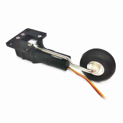 1pc Rear Electric Servoless Retracts Landing Gear w/ Wheel for 1.0m 2kg RC Plane
